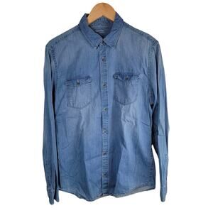 Calvin Klein Jeans Denim Button Up‎ • Mens Medium